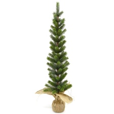 Artificial spruce 90cm pencil type PE 102 to the top, in a bag on the leg