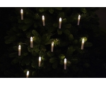 Spruce candles, 20 LEDs, distance 40cm, warm white, power supply