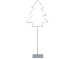 Spruce silhouette, metal, 12 LEDs, battery powered (2x CR2032), IP20