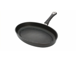 Fish grill pan 35x24x5cm, induction, cast aluminum, thickness 9-10mm, non-stick Lotan cover, oven-proof handle (240 * C)