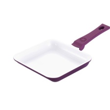 EOL Pan Minichef 14x14cm cast aluminum with ceramic coating, purple