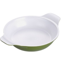 EOL Egg pan Minichef 14x14cm cast aluminum with ceramic coating, olive green