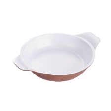 Egg pan Minichef 14x14cm cast aluminum with ceramic coating, beige