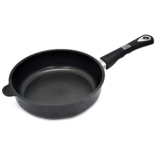 Pan 24 x 7cm induction, cast aluminum, thickness 9-10mm, non-stick Lotan cover, oven-proof handle (up to 240 * C)