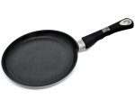 Pancake pan 24 x 1cm, cast aluminum, induction, thickness 9-10mm, non-stick Lotan cover, oven-proof handle (up to 240 * C)