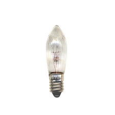 Spare bulbs for advent candles 7pcs, E10,34V, 3W, transparent