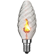 EOL Bulb 3W, flickering, +5° - +35°, E14 230V 3.5x10cm