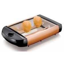 Toaster Retro 24x18.5cm, 600W black/copper