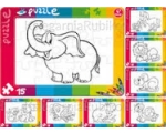 Color yourself puzzle (3 different)