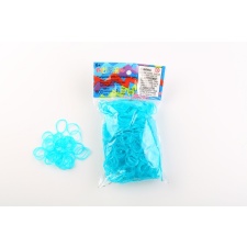 Rainbow Loom-Türkiis kummid 600tk.