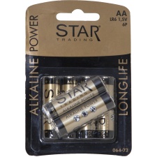 Batteries AA 6pcs in a pack, Power Alkaline Longlife