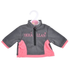 Doll fleece grey/pink