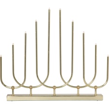 Advent candlestick Novum copper, 10LED, powered, IP20