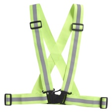 Safety harness, yellow reflector (M/L/XL)