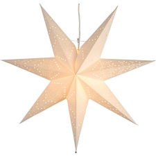 Decoration hanging star Sensy 54cm, white, for indoor use, IP20