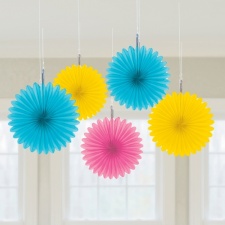 Ceiling decoration colored Mini 5pcs.