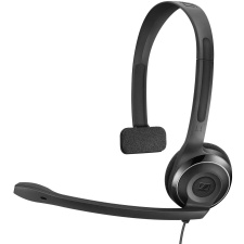 Headphones with microphone, PC7, mono headset, USB