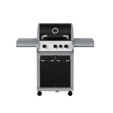 Gas grill Valhal 310 CS, 3 burners and side burner + free gas regulator