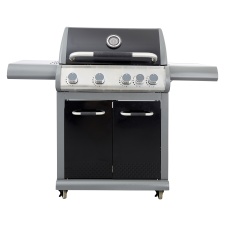 Gas grill Valhal 410 CS, 4 burners and side burner + free gas regulator