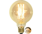 LED lamp E27 G80 filament 240lm, vintage gold