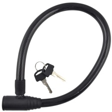 Bicycle lock with key, length 60cm, Ø15mm