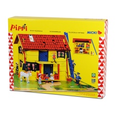 Pipi&#39;s house made of wood + base