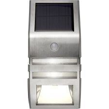 Wally wall light with solar panel