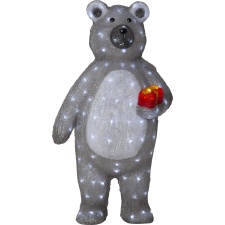 EOL Decoration Bear, 89x48cm, 150 LEDs, powered, indoor/outdoor IP44