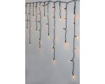 Icicle chain 6m, 240 LED, golden warm light, power supply, indoor / outdoor IP44