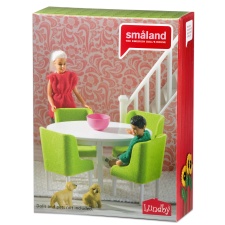 Lundby Dining room green