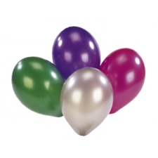 Balloons Metallic assortment 8pcs/25.4cm/10&quot;