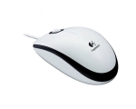 Mouse Logitech M100, wired, USB, white