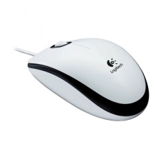 Mouse Logitech M100, wired, USB, white