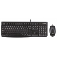 Комплект клавиатура+мышь Logitech MK120 с кабелем, USB, США