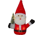 Decoration Santa Claus, 20cm. 9 LED light, battery powered