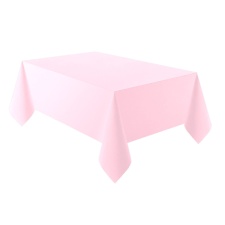 Tablecloth plastic 137 x 274cm pink