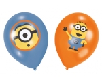Balloons Minions 6pcs / 27.5 cm / 11 &#39;&#39;