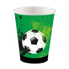 Football Drinking cups 250ml 8pcs / pack