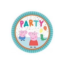 Peppa Pig Plates 23cm 8pcs/pk