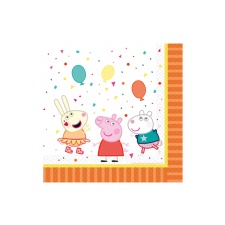 Peppa Pig Napkins 33x33cm 16pcs/pk