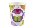 Cupcake Drinking cups 266ml 8pcs / pack