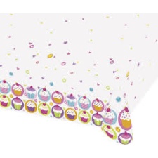 EOL Cupcake Tablecloth 120x180cm 1pc/pk