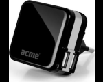 ACME CH07 USB travel charger (EUR, USA, UK), 2xUSB socket, 100-240V EOL