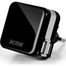 ACME CH07 USB travel charger (EUR, USA, UK), 2xUSB socket, 100-240V EOL