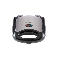 Adler AD3015 sandwich grill 750W, black/metallic