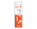 ACME HE16 button headphones with microphone, white