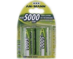 Ansmann rechargeable batteries 2xD 5000mAh EOL