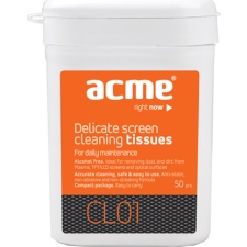 ACME CL01 TFT / LCD cleaning cloths for screen 50pcs in a cup EOL