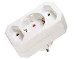 Arcas power adapter, child protection, white, 3 EOL