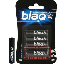 Batteries AAA Alkaline, 3+1pk